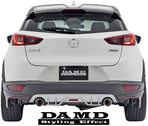 【M's】マツダ MAZDA CX-3 (2015.2-) DAMD リアディフューザーキット／／FRP制 ダムド エアロ DK5FW DK5AW ディフューザー