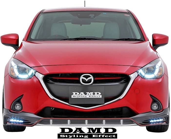 【M's】MAZDA DEMIO DJ3/DJ5/DJL (2014.9-) DAMD サイドスカート 左右／／FRP ダムド エアロ サイドステップ サイドエアロ マツダ デミオ