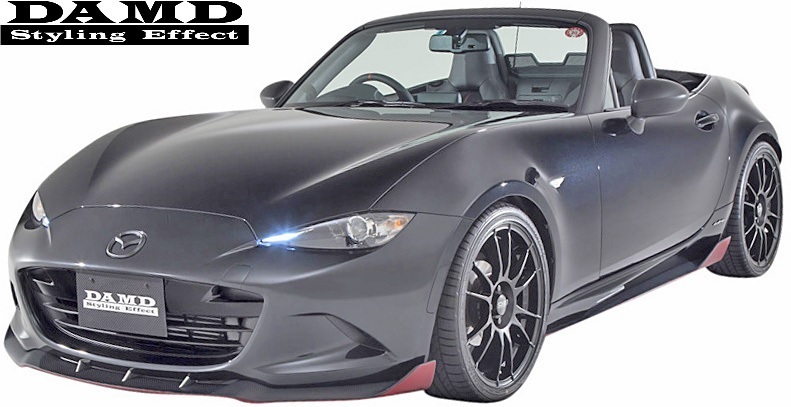 【M's】マツダ ロードスター ND5RC (2015.5-) DAMD DARK KNIGHT エアロキット 3點 (F+S+RD)／／FRP ダムド ROADSTER ダークナイト エアロ