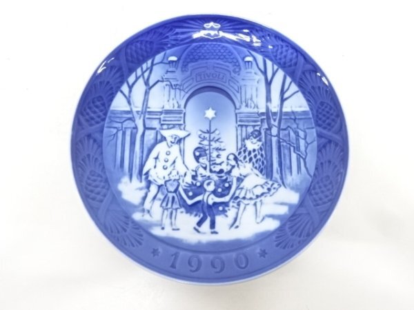 ys7197808; 宗sou ROYAL COPENHAGEN　ロイヤルコペンハーゲン　イヤープレート　「チボリのクリスマス」（1990年）
