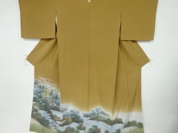 ys7211847; 宗sou 寺院風景模様三ツ紋色留袖（重ね衿付）【リサイクル】【着】