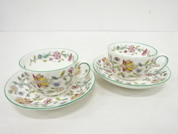 ys7250506; 宗sou MINTON　ミントン　ハドンホール　カップ＆ソーサーペア