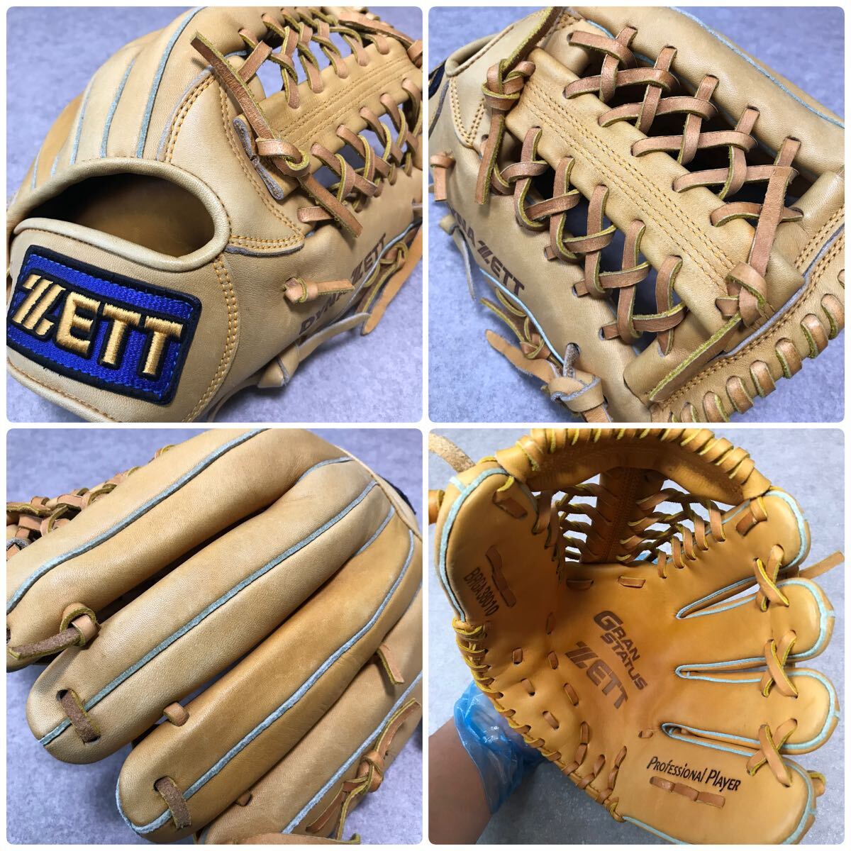 ZETT ゼット 一般 大人用 軟式 内野 野球 グローブ グラブ 色褪せ有り ◆送料無料 スピード発送◆