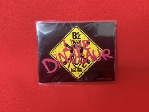 未使用 B'z マグネット LIVE-GYM 2017-2018 LIVE DINORSOUR グッズ Tak Matsumoto 稲葉浩志