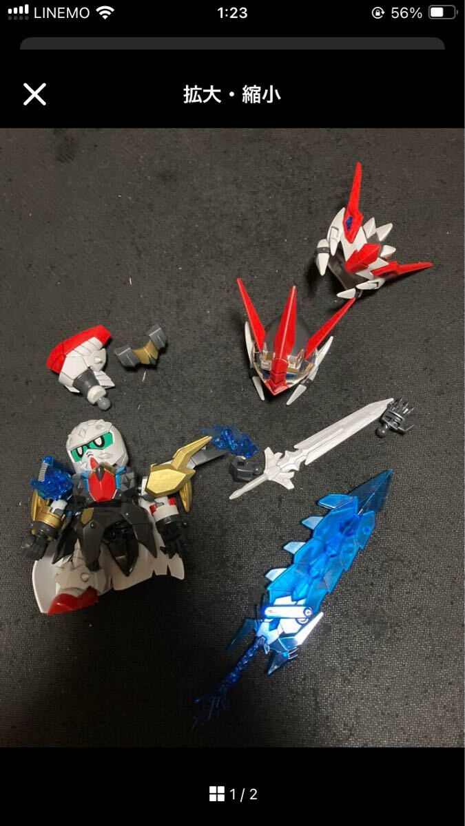 ガンプラ　sd bb レジェンドbb 魔竜剣士　ゼロガンダム