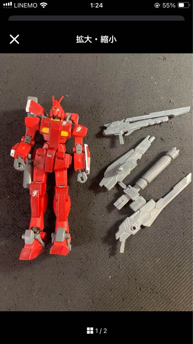 hg ガンダムアメイジングレッドウォーリア プラモデル