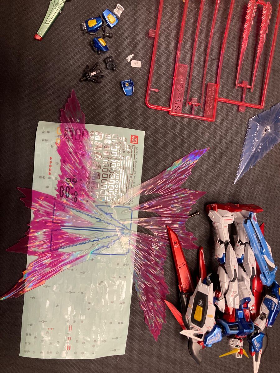rg デスティニーガンダム　チタニウムフィニッシュ　光の翼