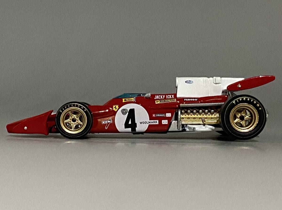 1/43 Ferrari F1 312 B2 1971 Jacky Ickx #4 ◆ 4位 1971 FIA F1 World Championship ◆ フェラーリ