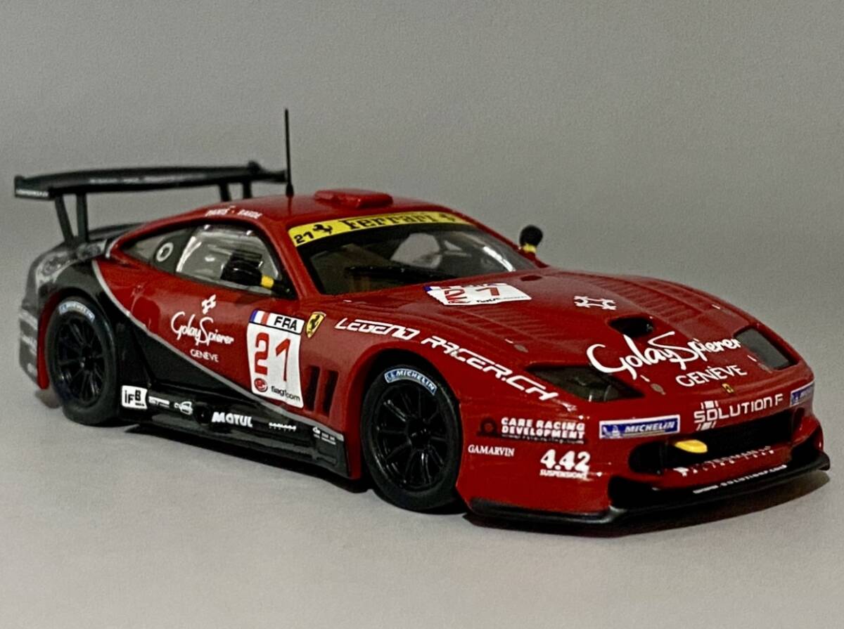 1/43 Ferrari 550 GTS Maranello #21 2h Paul Ricard FIA GT 2009 ◆ Olivier Panis / Ange Barde ◆ フェラーリ マラネロ ポール リカール