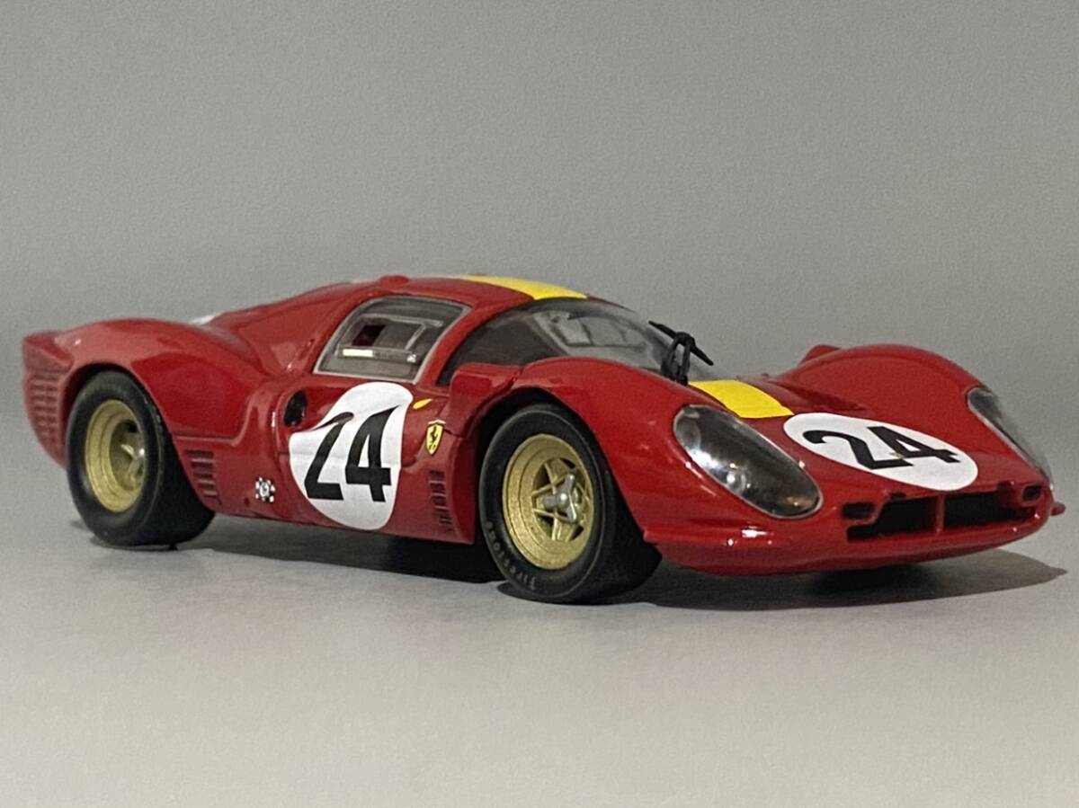 1/43 Ferrari 330 P4 #24 Willy Mairesse / ‘Beurlys’ Jean Blaton ◆ 3位 24h Le Mans 1967 ◆ フェラーリ ル マン24時間レース