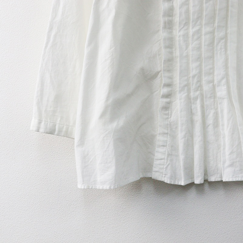 326 パラスパレス 白シャツ ブラウス トップス ピンタック ホワイト 326 パラスパレス 白シャツ ブラウス トップス ピンタック