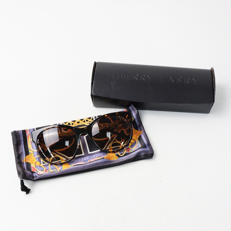 ティエリーラスリー THIERRY LASRY AXXXEXXXY 724 56□19 140 サングラス /アイウェア 箱付き【2400014181814】