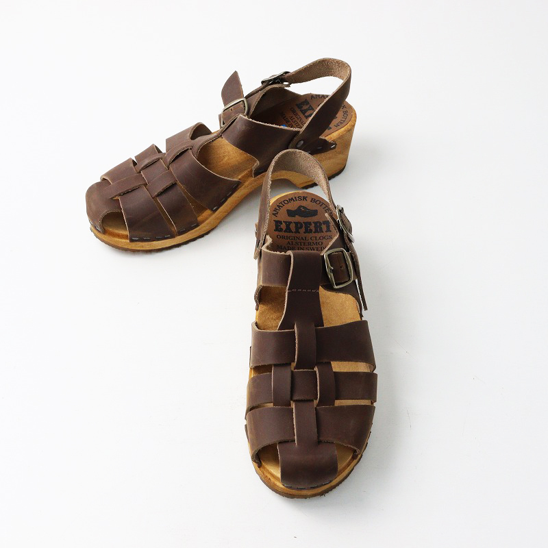 エキスパート EXPERT VINTAGE SANDAL STRAP ヴィンテージ ストラップ サンダル 37/ブラウン 約23.5-24cm【2400014192469】