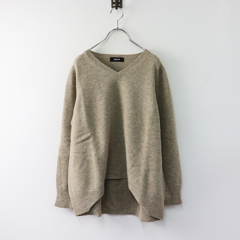 Yahoo!オークション - ズッカ ZUCCa Vネックウールコクーン