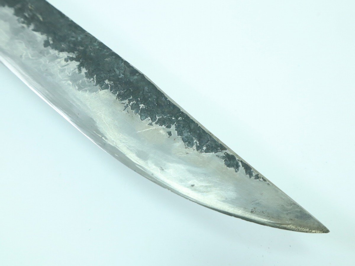 1円スタート】関兼常作 美濃伝 百錬狩猟刀 剣鉈 全長約35.7cm 12 1円スタート】関兼常作 美濃伝 百錬狩猟刀 剣鉈 全長約35.7cm 12