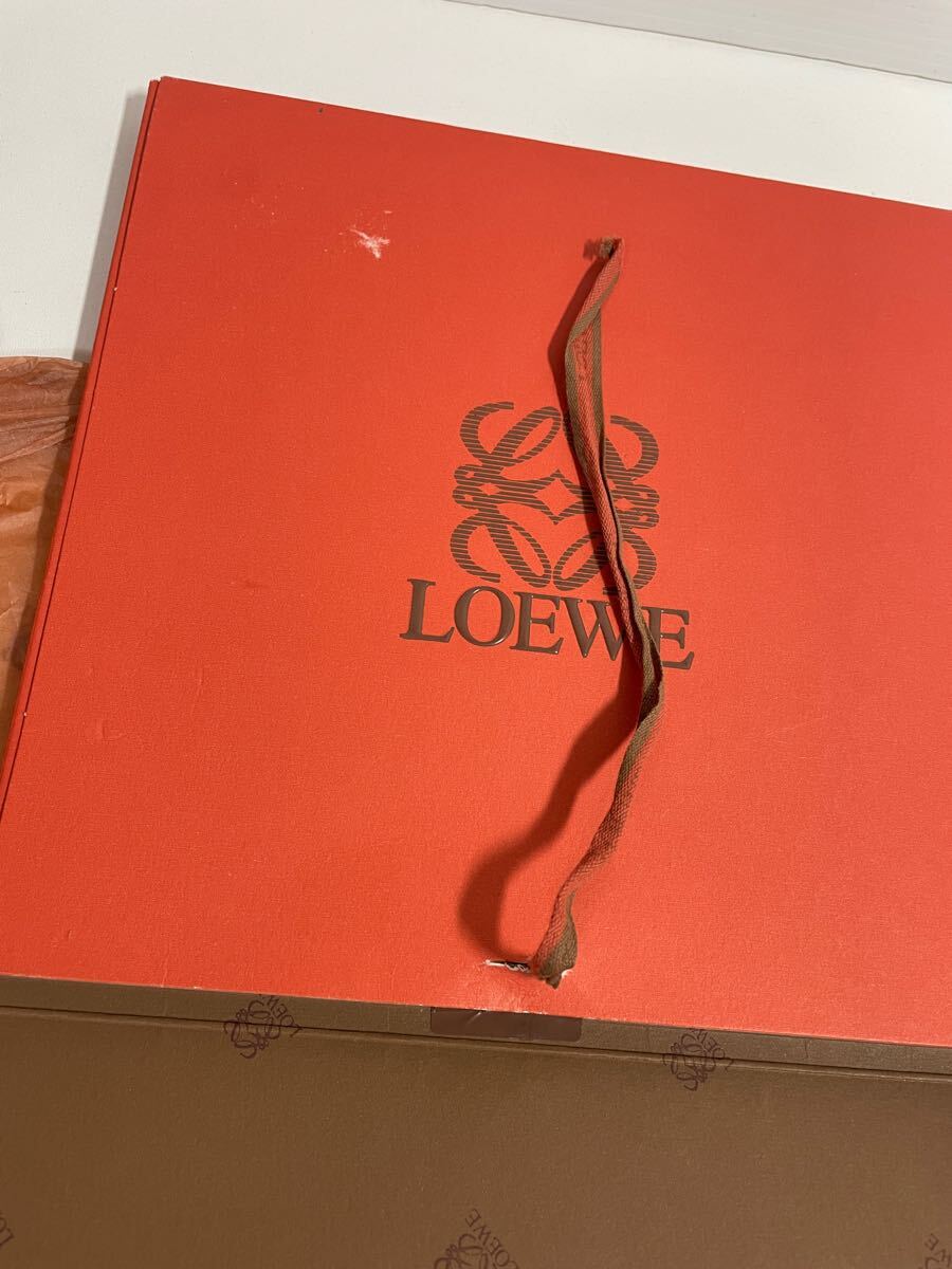 未使用 ■ ロエベ LOEWE シルク バロック柄 シルク スカーフ 大判 箱付き