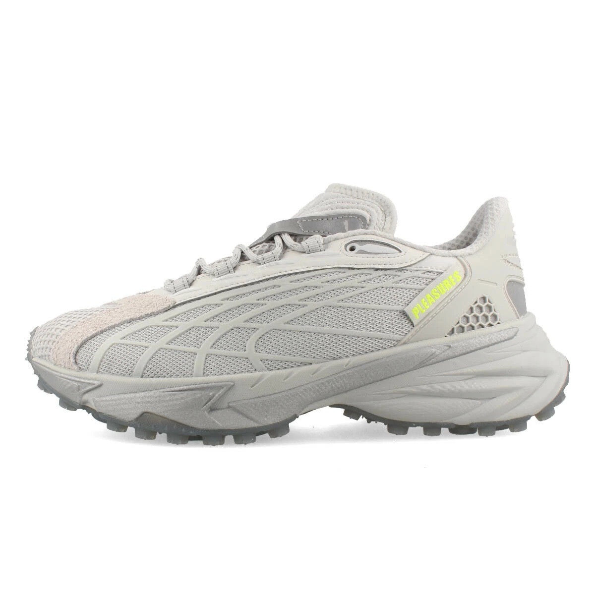 p отдых z Puma 24cmspi Rex включая налог обычная цена 24200 иен серый PLEASURES × Puma Spirex сотрудничество спортивные туфли натуральный кожа 