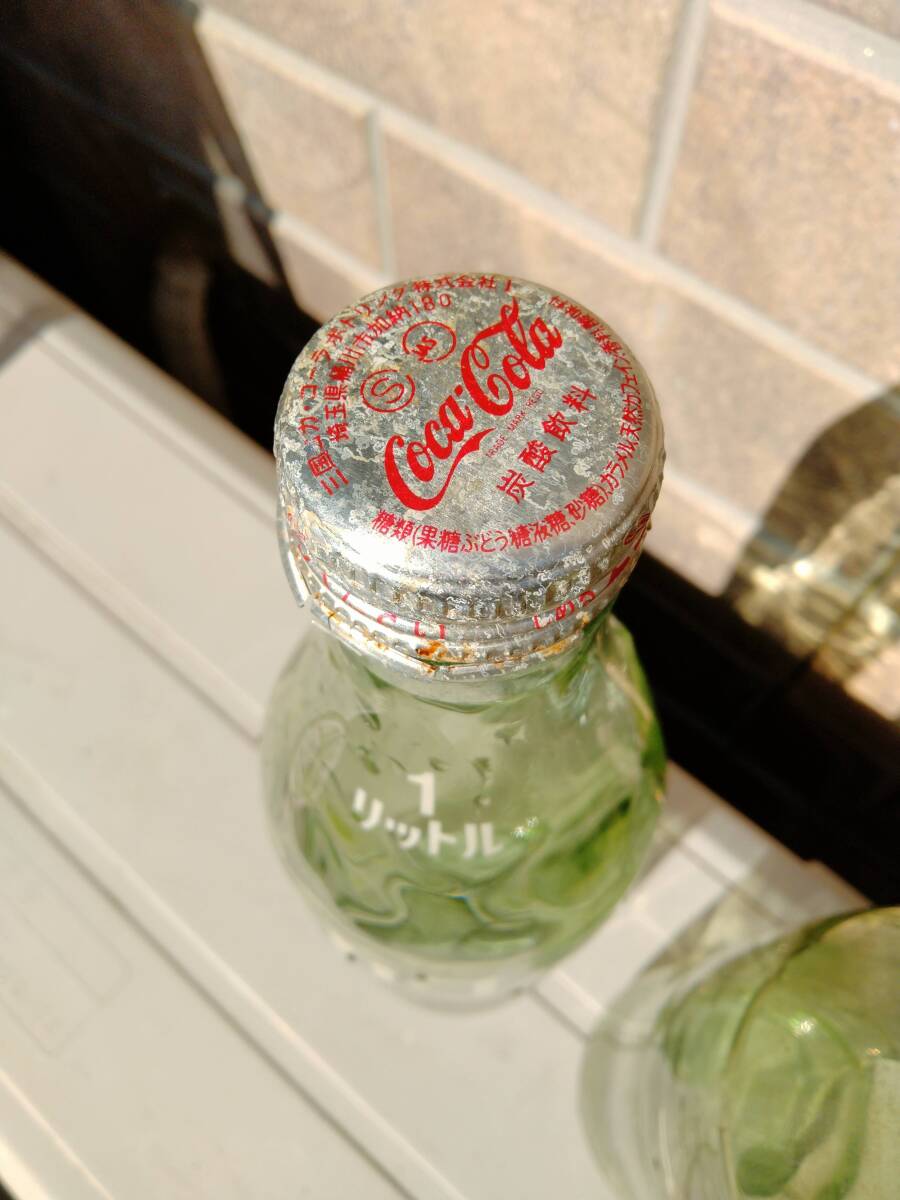 コカコーラ1リットル(1L)空瓶 2本セット Coca Cola 1000ml コカコーラ1リットル(1L)空瓶 2本セット Coca Cola 1000ml