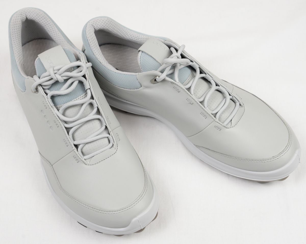 ●エコーECCO GOLF BIOM HYBRID3ゴルフシューズ(灰,43(JP26.5~27.0),155844 11379,撥水レザー,軽量,スパイクレス)新品