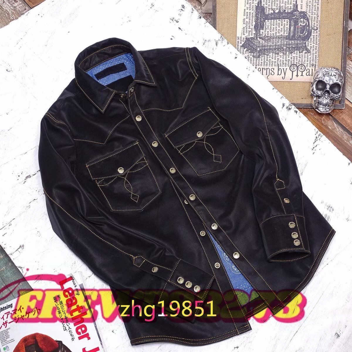 羊革 レザージャケット シープスキン 立体裁断 本革 ジャンパー 羊革 レザージャケット シープスキン 立体裁断 本革 ジャンパー