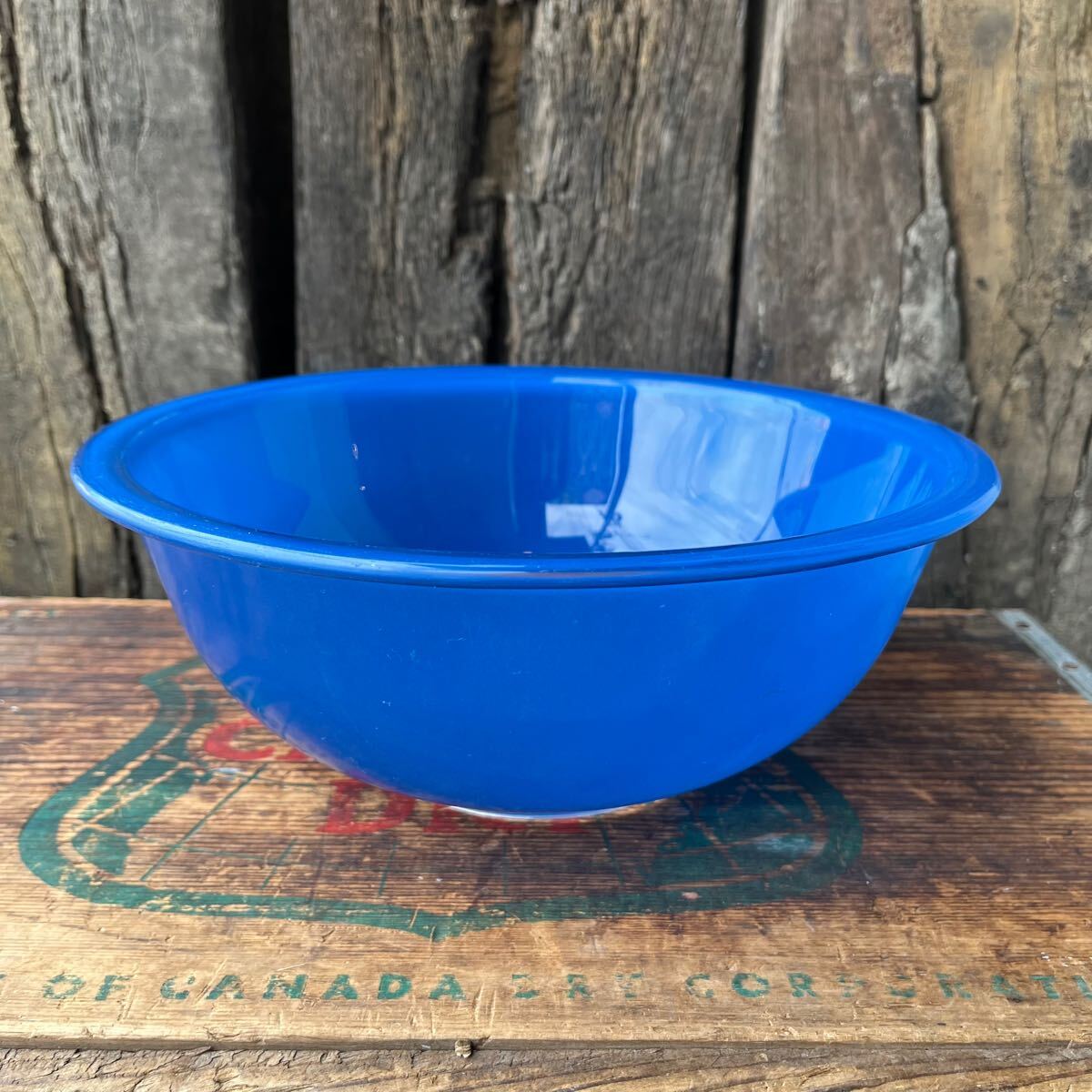[USA vintage]PYREX Mixing Bowl Pyrex смешивание миска миска синий America Vintage 