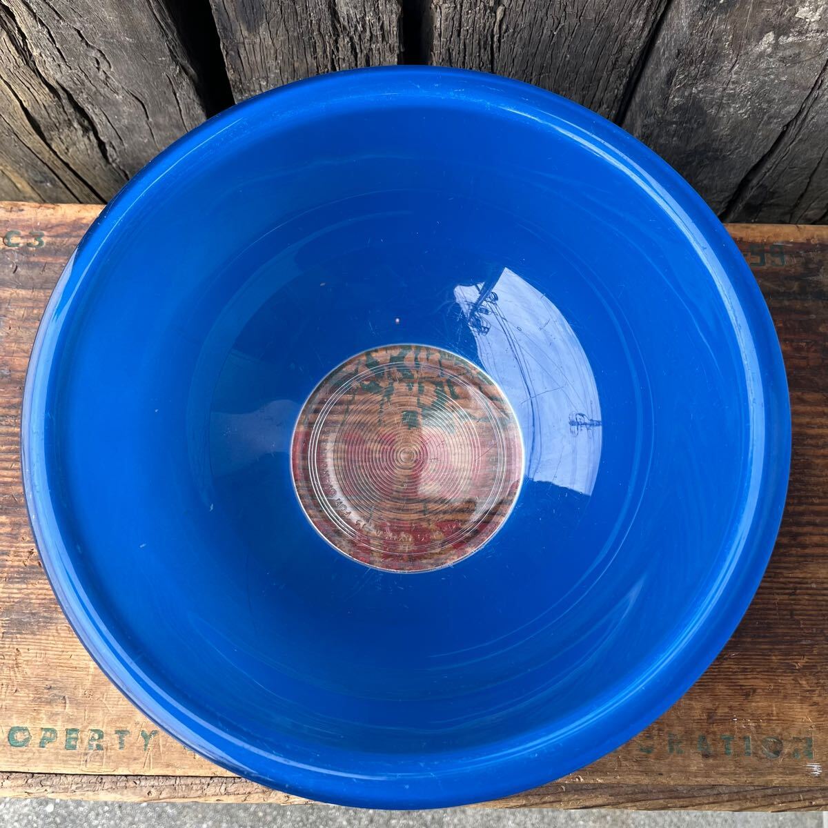 [USA vintage]PYREX Mixing Bowl Pyrex смешивание миска миска синий America Vintage 