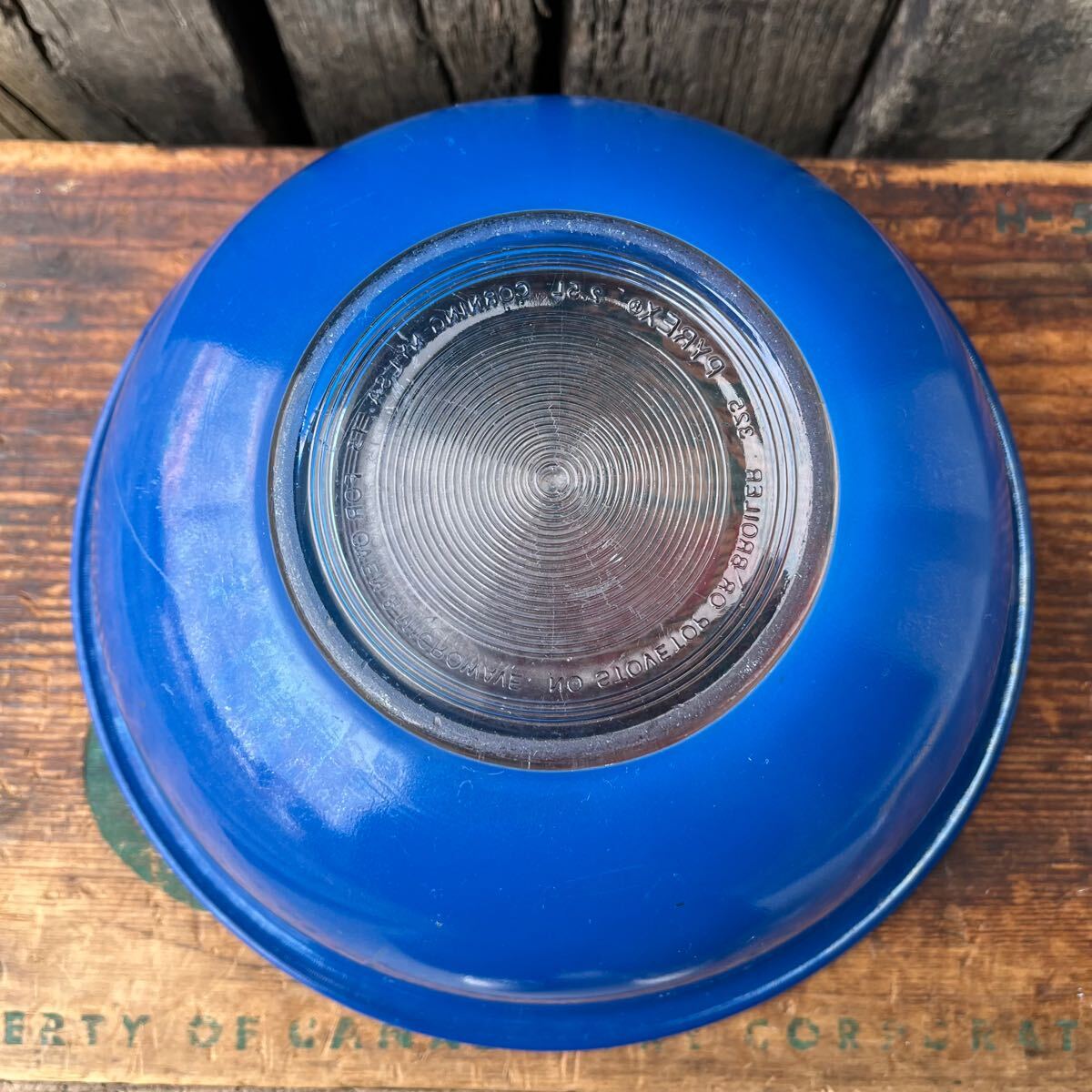 [USA vintage]PYREX Mixing Bowl Pyrex смешивание миска миска синий America Vintage 