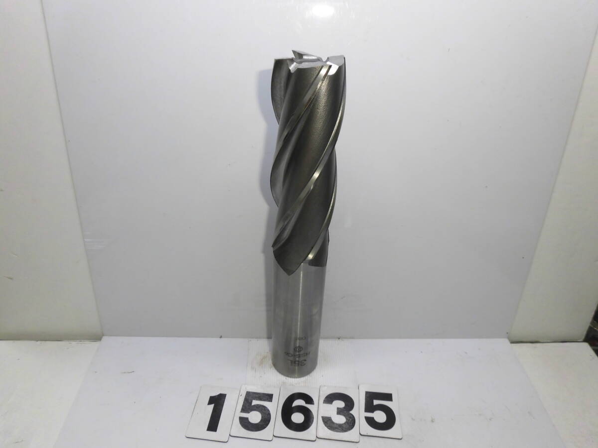 15635 Φ35-32-100-200位 HITACHI ロング ハイス 大径 エンドミル 美品