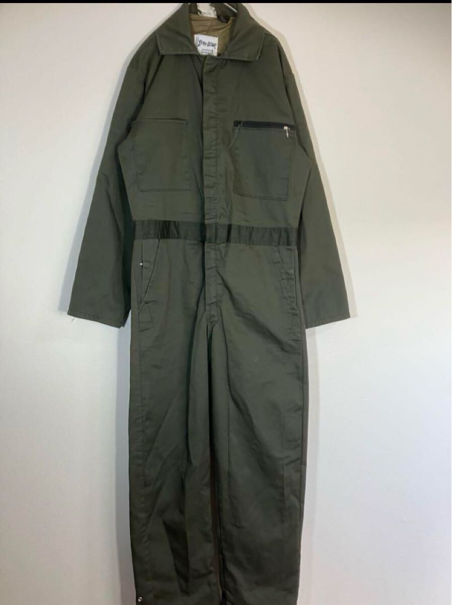 A856 ZERO-ZERO つなぎ　オールインワン　SCOVILL 古着 ツナギ