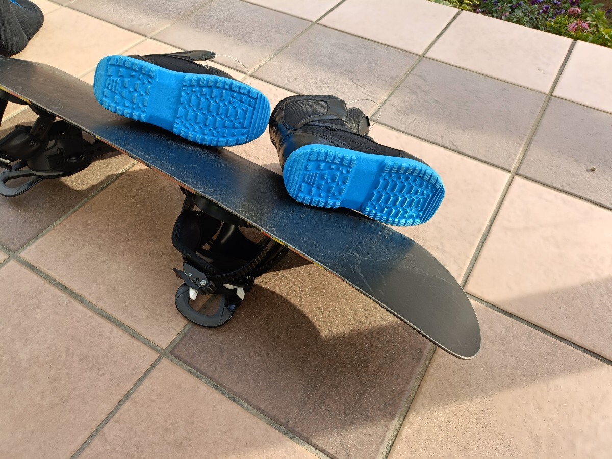 SLQ スノーボード三点セット 子供用 ラチェットブーツ 板110cm SLQ スノーボード三点セット 子供用 ラチェットブーツ 板110cm