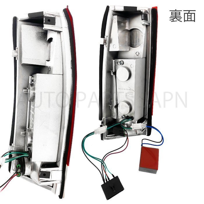 シボレー GMC タホ サバーバン シルバラード ブレイザー LED クリア レッド コンビテールランプ 左右 テールライト リフレクター 送込