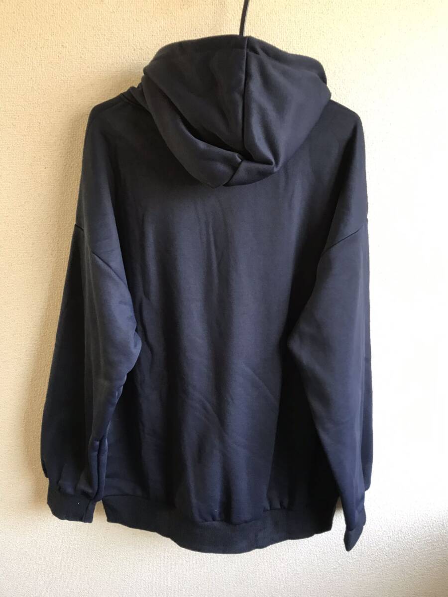  パーカー 長袖 メンズ 秋冬 厚手 ゆったり 裏起毛 プルオーバー XL_画像4