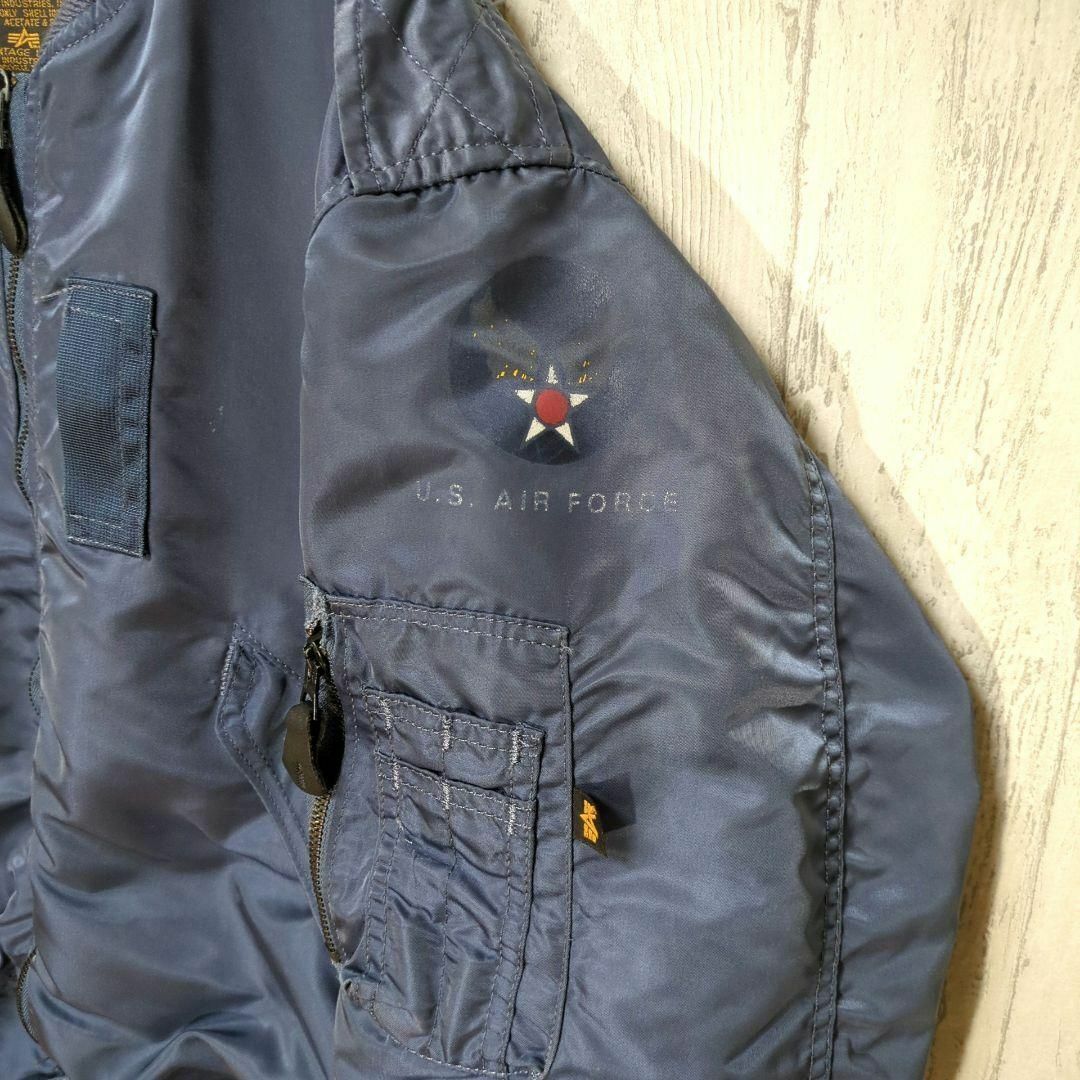 90sアルファma-1 50s 復刻 ヴィンテージ USA製 IDEALジッパー 90sアルファma-1 50s 復刻 ヴィンテージ USA製 IDEALジッパー