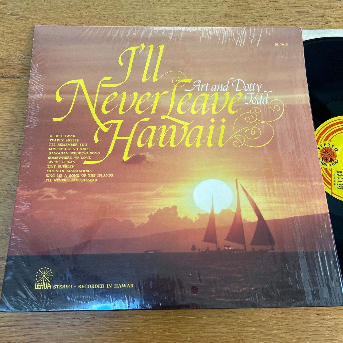米オリジナル Art & Dotty Todd / i'll never leave hawaii ハワイ録音