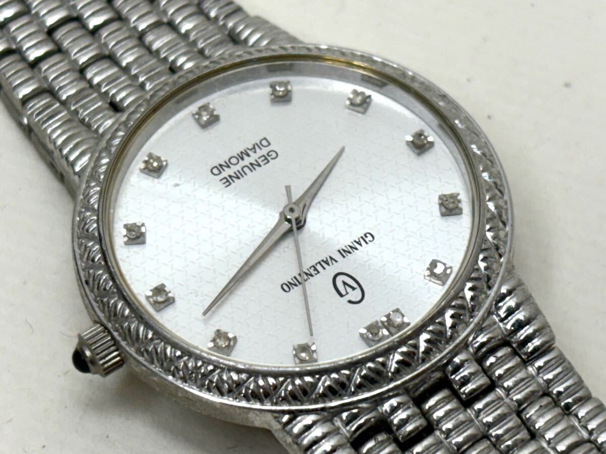 腕時計 GIANNI VALENTINO GENUINE DIAMOND GV-001G-EW メンズ 腕時計 GIANNI VALENTINO GENUINE DIAMOND GV-001G-EW メンズ