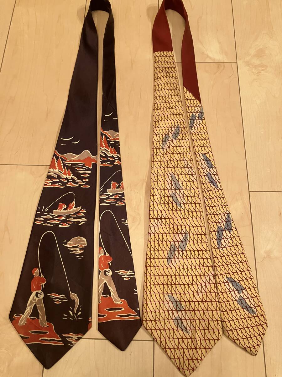 40's.50's.ビンテージ、ネクタイ。ロカビリー
