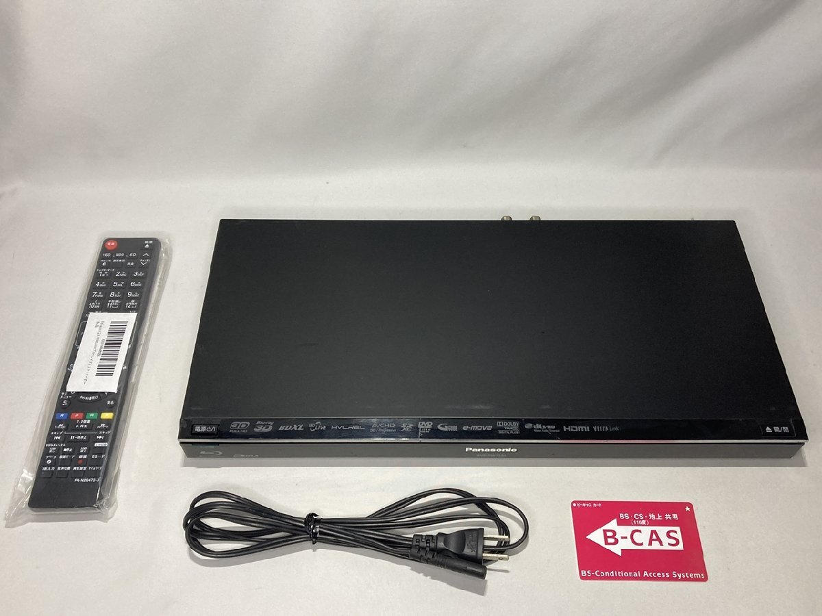 パナソニック 500GB 2チューナー ブルーレイレコーダー ブラック パナソニック 500GB 2チューナー ブルーレイレコーダー ブラック