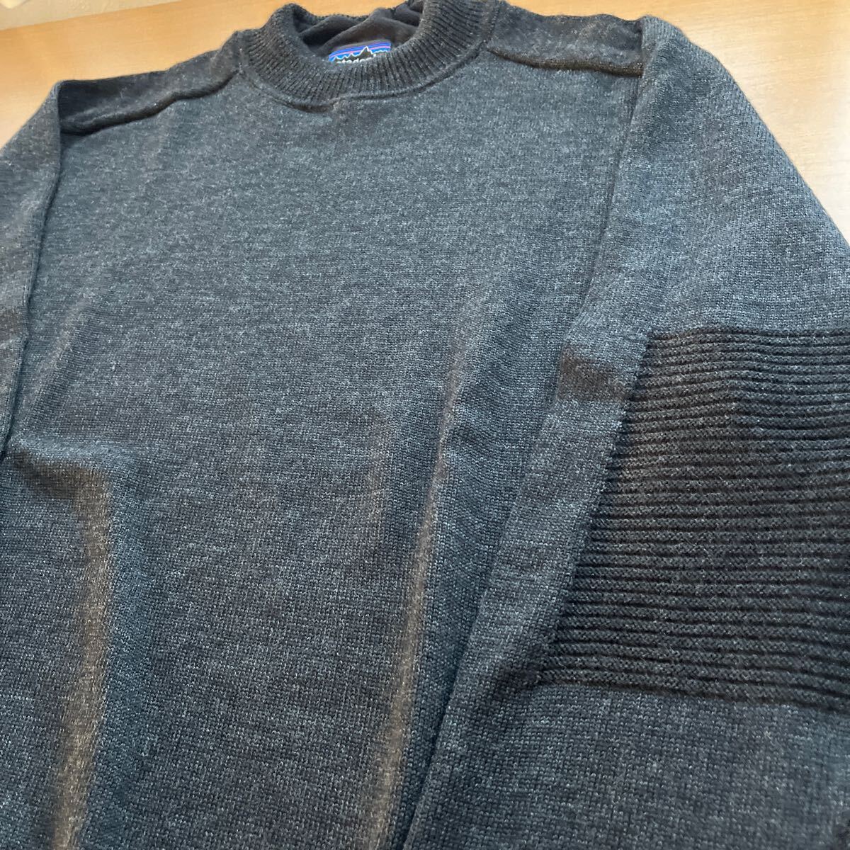2002年製 patagonia M's journey sweater Msize black heather 最高!!のニット パタゴニア