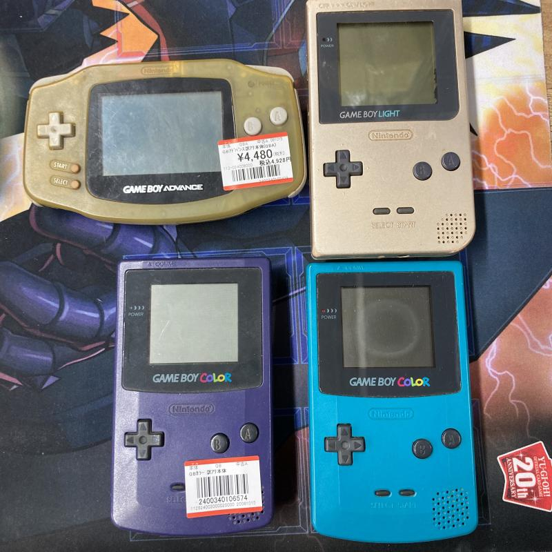 ジャンクゲームボーイ アドバンス GBA 本体 4台