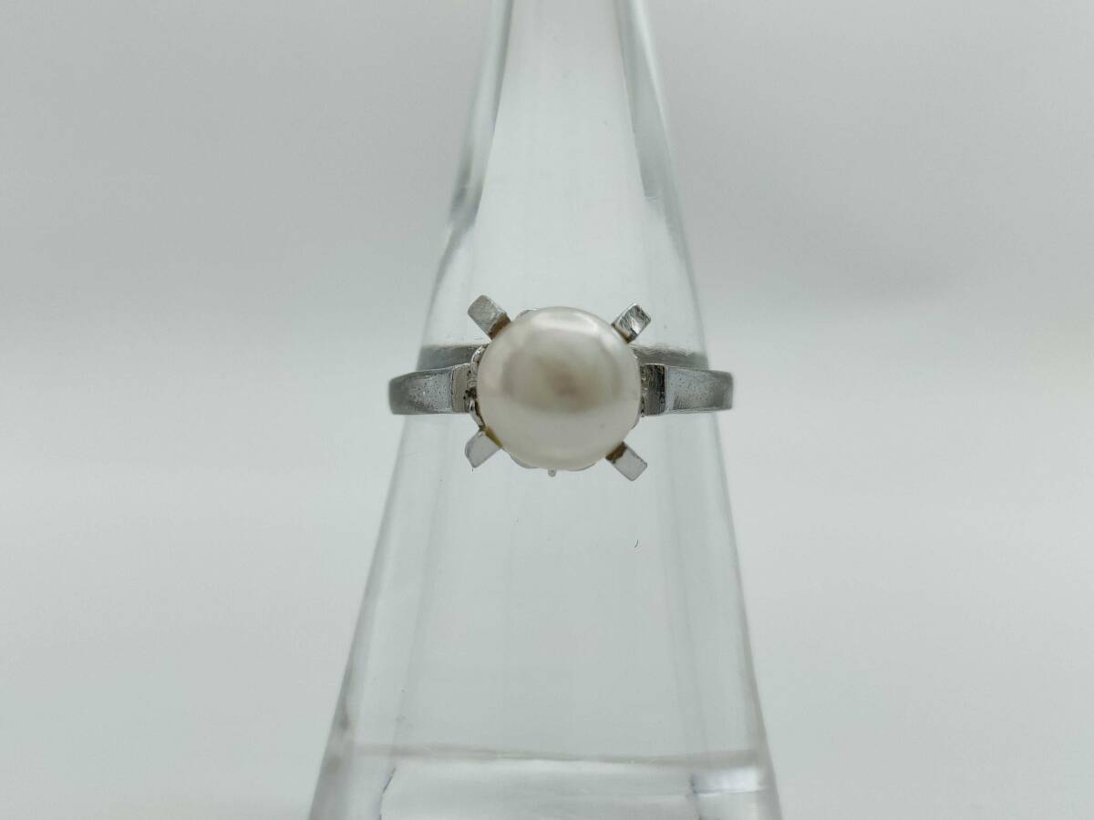 1097-01184　リング　パール直径 約7.9mm SV 2.3g