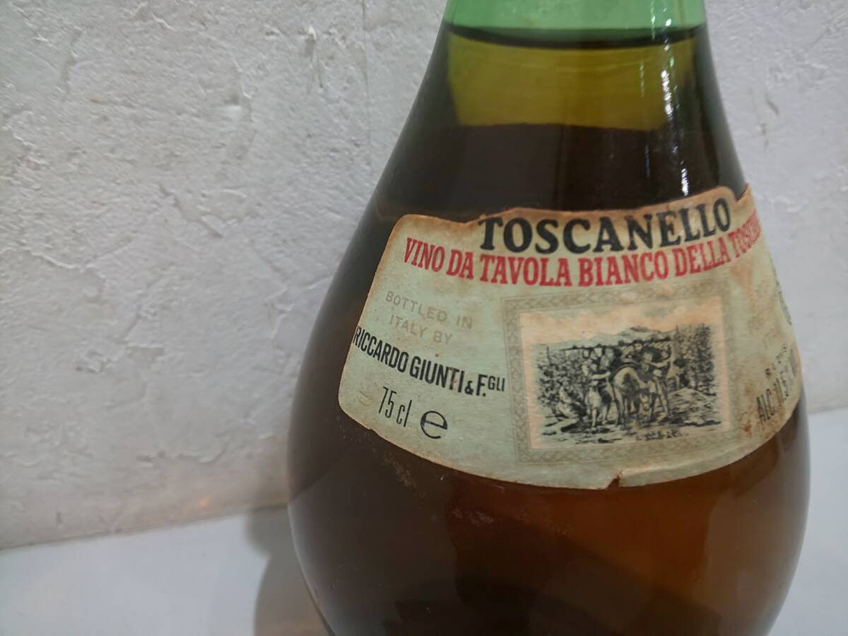 63431★未開封 イタリア 白ワイン 古酒 TOSCANELLO 果実酒 11.5％ 750ml 