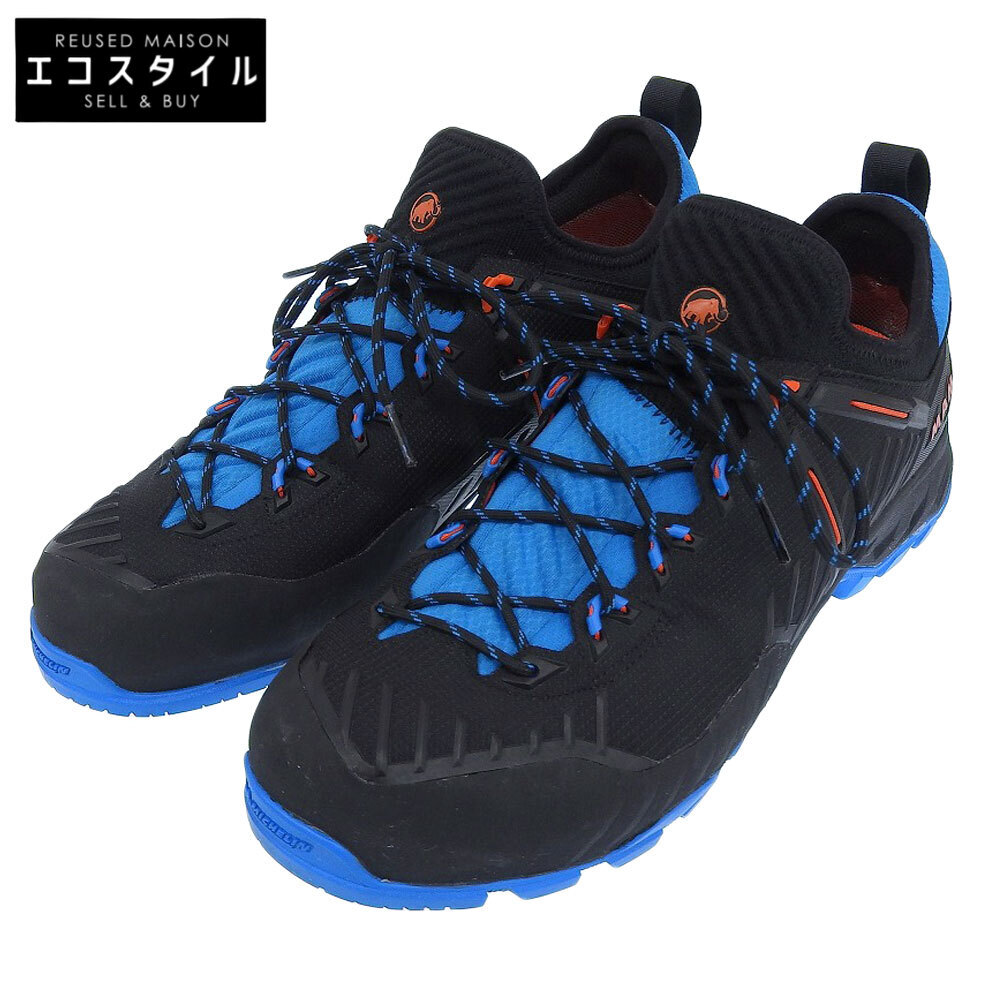 驚きの価格が実現! GTX ロー II アルナスカ マムート MAMMUT 美品 シューズ 3020-06250 28.5cm ブラック×ブルー メンズ 男性用