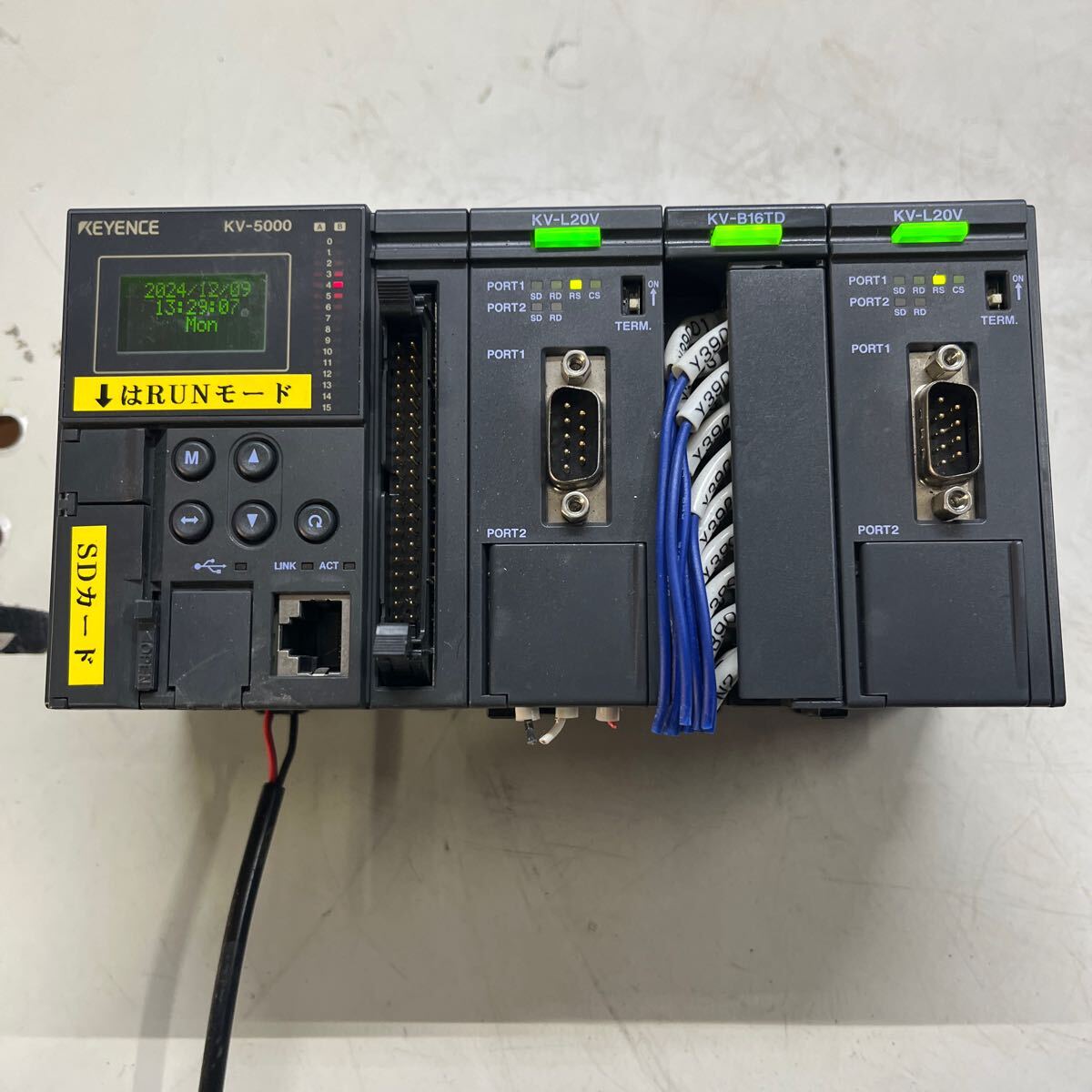 KEYENCE KV-5000/KV-L20V/KV-B16TD/KV-L20 4点セット
