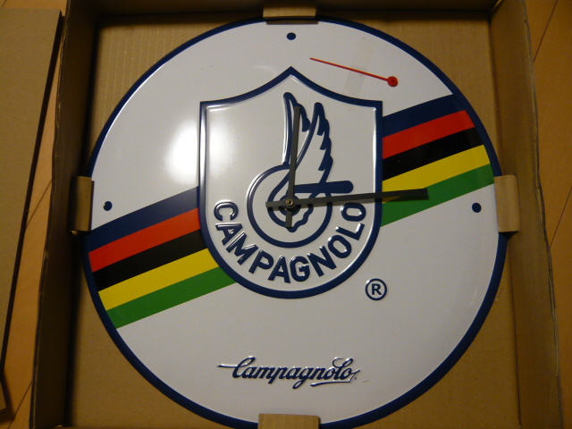 期間限定★ カンパニョーロ Campagnolo ウォールクロック 壁掛け時計 マイヨ・アルカンシエル Maillot arc-en-ciel