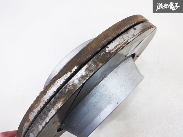 ◆残量あり◆ DIXCEL ディクセル Audi アウディ Q3 8U ブレーキローター スリット入り リア 左右 281Φ 1351354 棚_画像4