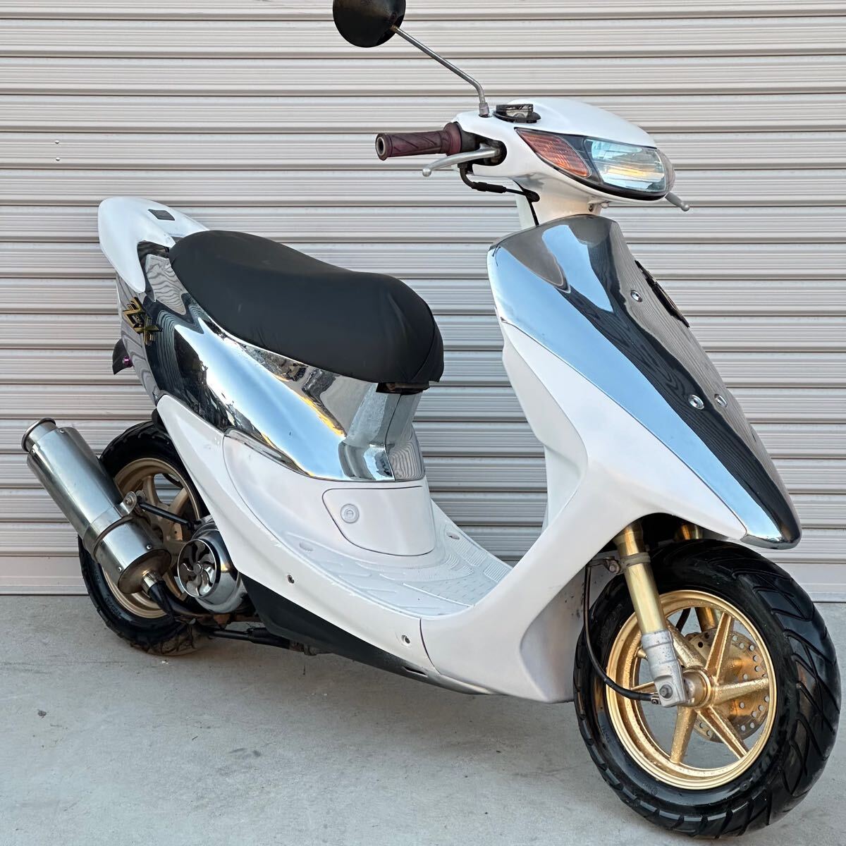 茨城 ホンダ ライブディオ DIO ZX AF35 メッキ フルカスタム LED 茨城 ホンダ ライブディオ DIO ZX AF35 メッキ フルカスタム LED
