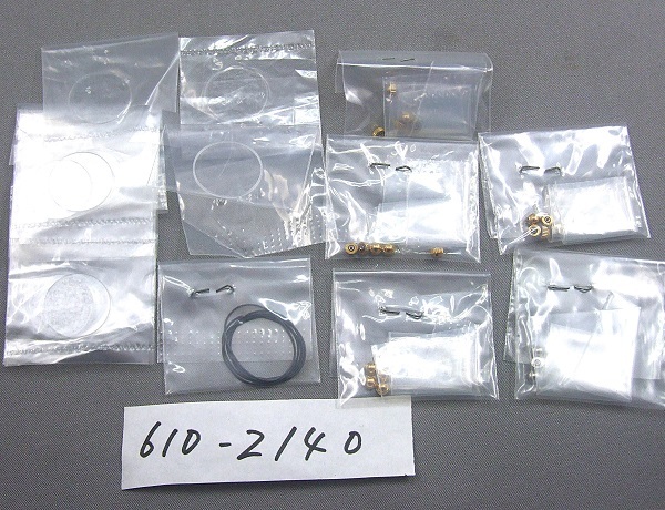 ◆ ENICAR エニカ ■ 修理交換用パーツ ★ 金色竜頭?銀色竜頭?チューブ?ガラス?ガラスリング?パッキン ◆ 610-2140◆