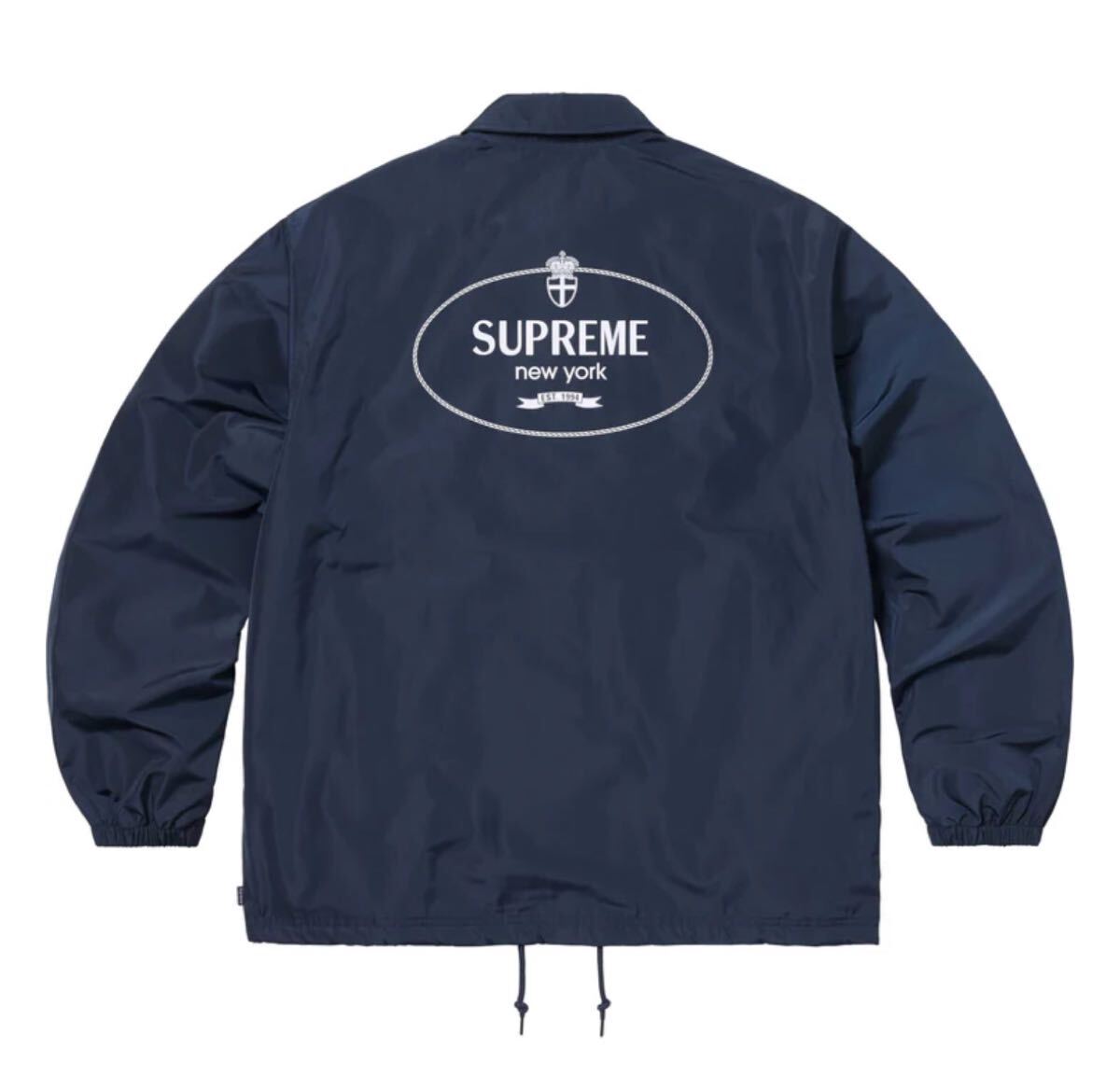 Supreme 2024FW Crest Coaches Jacket Navy Sサイズ Supreme 2024FW Crest Coaches Jacket Navy Sサイズ