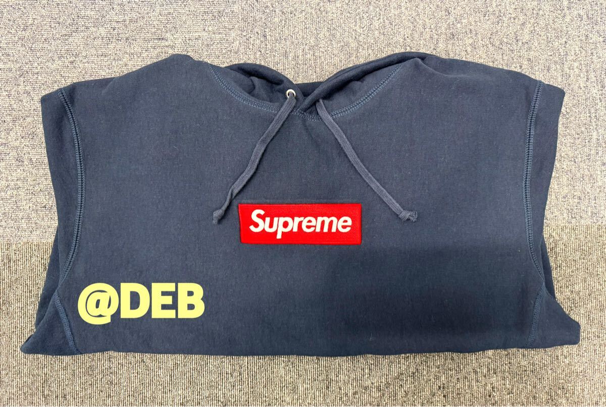 Supreme 2024FW Box Logo Hooded Sweatshirt Navy Mサイズ Supreme 2024FW Box Logo Hooded Sweatshirt Navy Mサイズ