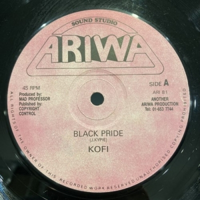 【新宿ALTA】KOFI (REGGAE)/BLACK PRIDE(ARI81)